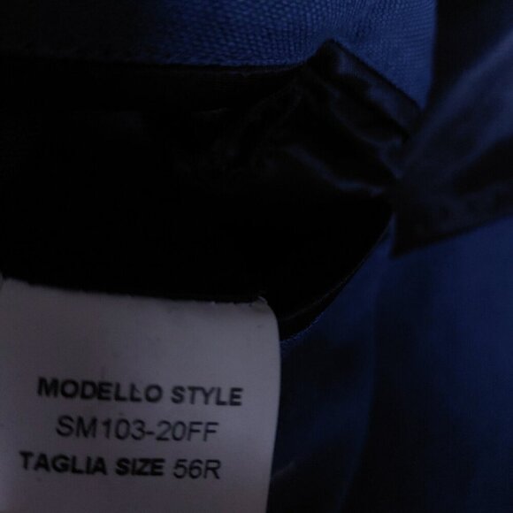 Sid Mashburn Trail Blazer Men's 56R Blue Unstructured Sport Coat Classic Italy - Picture 16 of 16